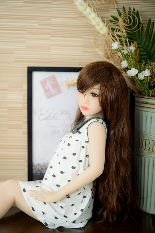 lovely flat chest mini doll